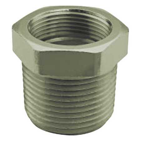 M25x1.5 to NPT 1/2" - Liquid Tight Strain Reliefs - Adapter / Nickel-Plated Brass