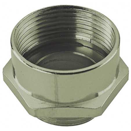 PG29 to M32x1.5 - Liquid Tight Strain Reliefs - Adapter / Nickel-Plated Brass