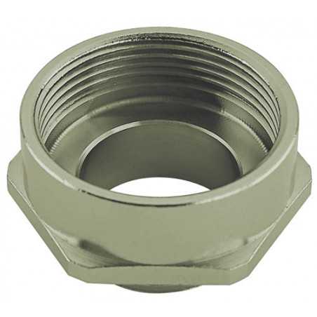 Cable Gland Enlarger - M32x1.5 to M40x1.5, Nickel-Plated Brass