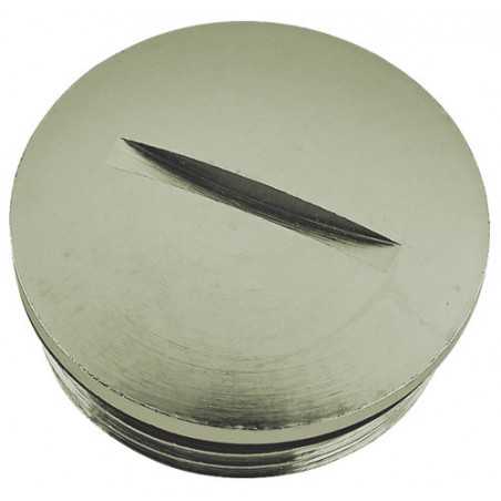 Cable Gland Plug, Nickel Plated brass, M50x1.5
