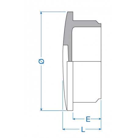 Cable Gland Plug, Polyamide, 25 % Glass-fiber Reinforced, M20x1.5