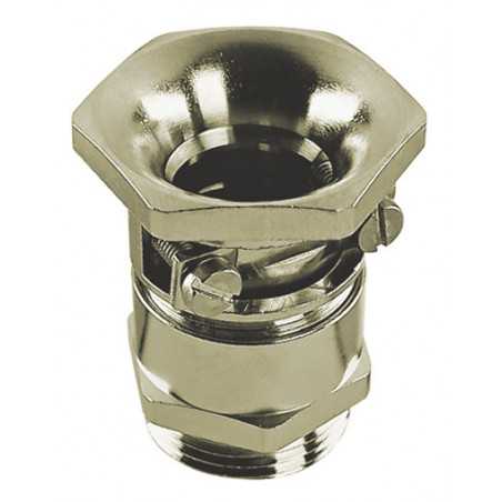 Traction Relief for M20x1.5, Clamping Range 8 - 11.5, Nickel Plated Brass