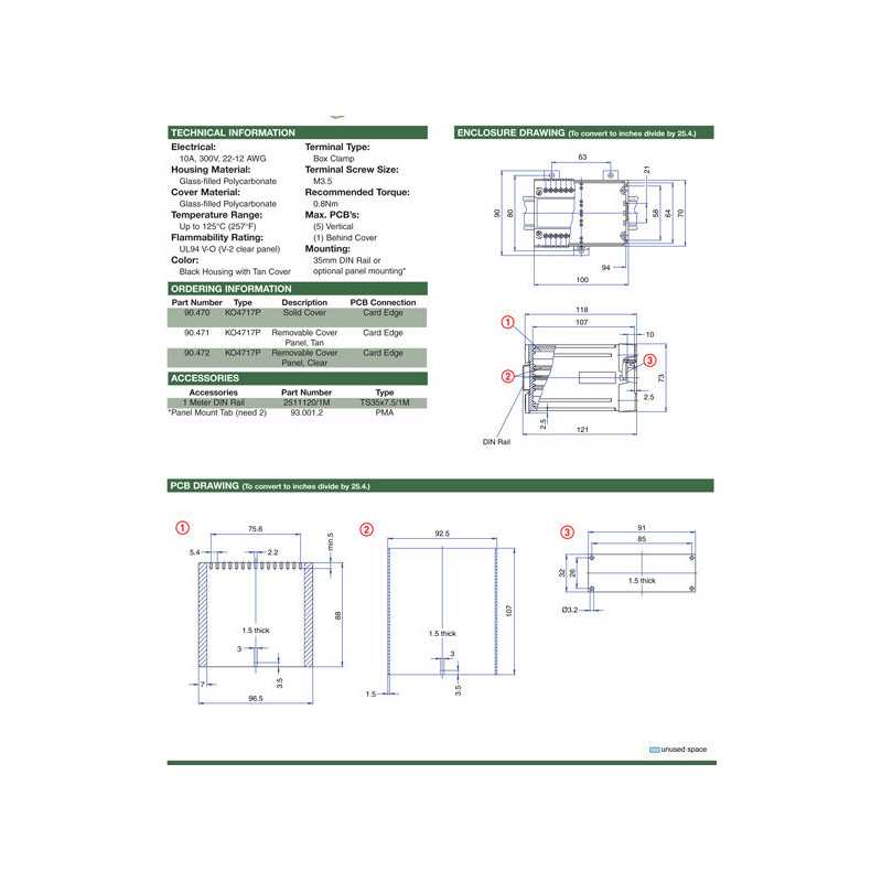 KO4700 Series 30 Terminal - Screw Clamp
