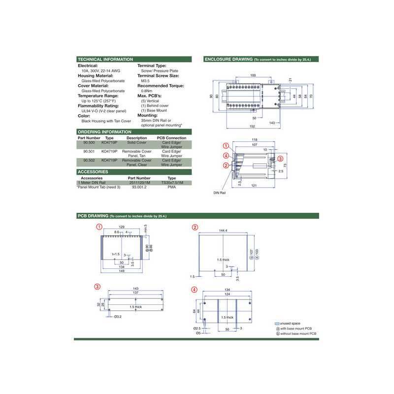 KO4700 Series 32 Terminal - Screw Clamp