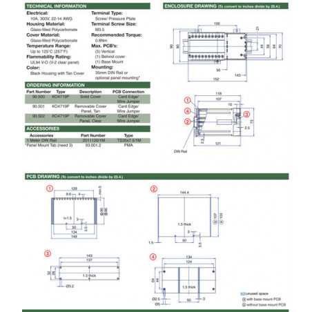 KO4700 Series 32 Terminal - Screw Clamp