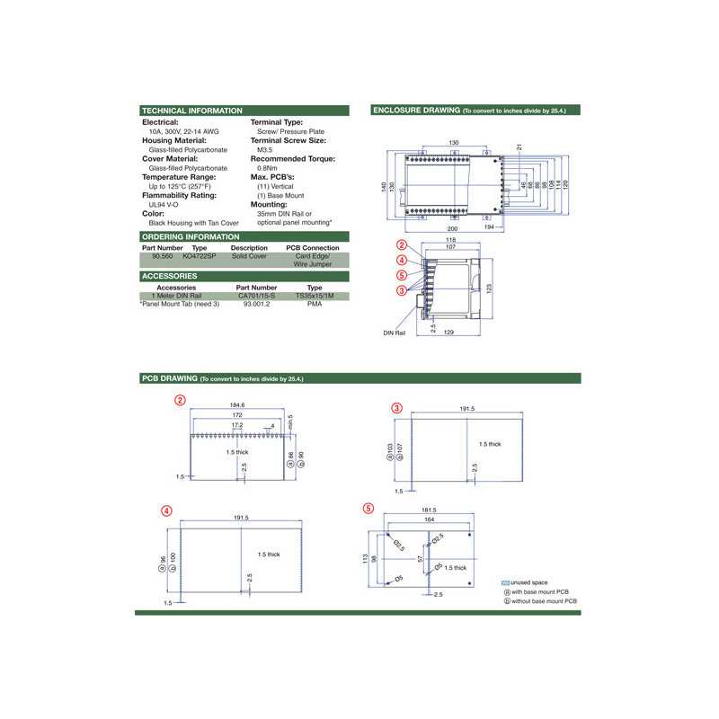 KO4700 Series 42 Terminal - Screw Clamp