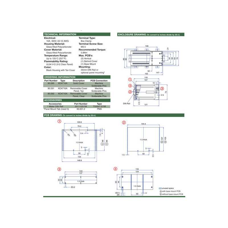 KO4700 Series 50 Terminal - Screw Clamp