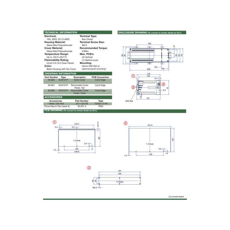 KO4700 Series 66 Terminal - Screw Clamp