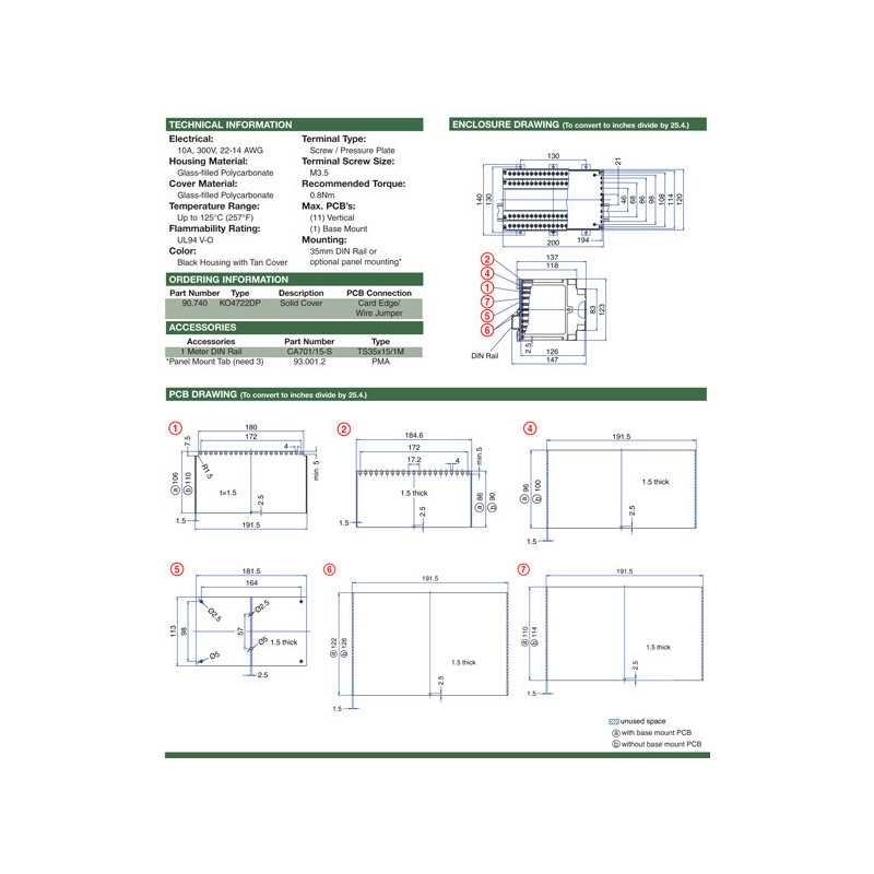 KO4700 Series 84 Terminal - Screw Clamp