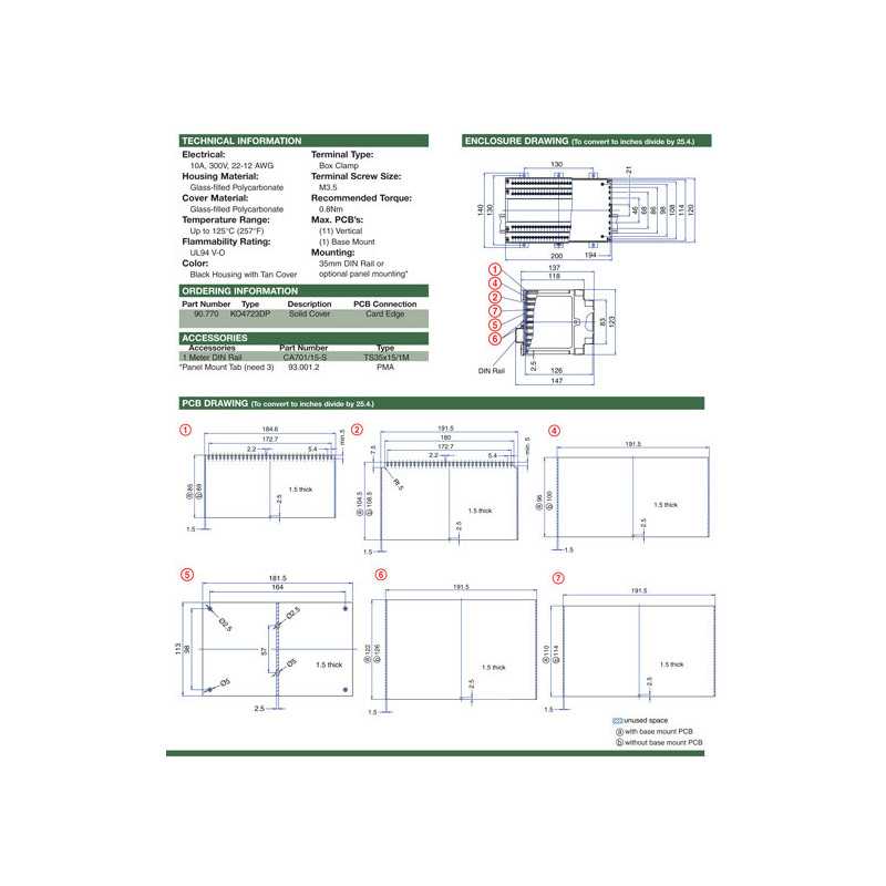 KO4700 Series 13 Terminal - Screw Clamp