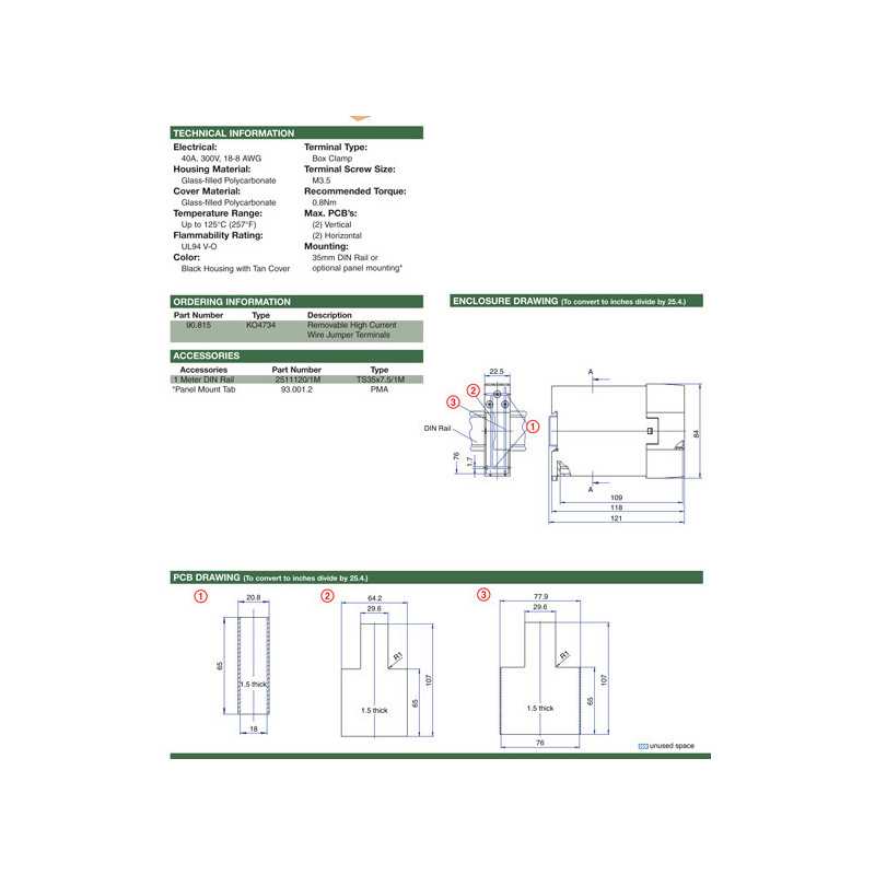 KO4700 Series 6 Terminal - Screw Clamp
