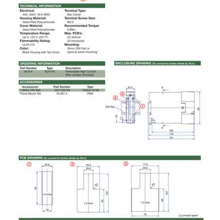 KO4700 Series 6 Terminal - Screw Clamp