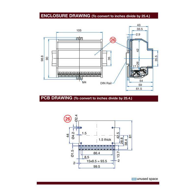 KU4000 Series 24 Terminal - Spring Clamp
