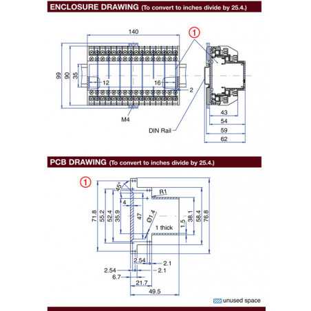 KU4000 Series 64 Terminal - Screw Clamp