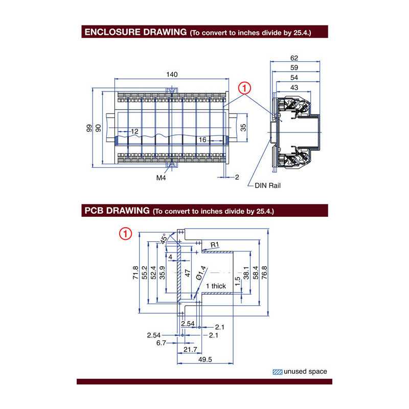 KU4000 Series 64 Terminal - Spring Clamp