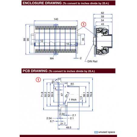 KU4000 Series 64 Terminal - Spring Clamp