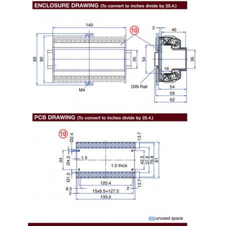 KU4000 Series 64 Terminal - Spring Clamp