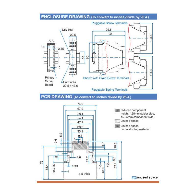 KO4300 Series 16 Terminal - Screw Clamp