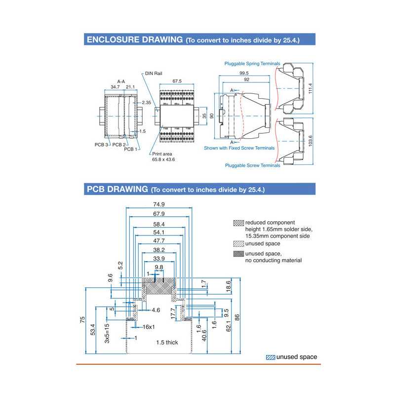 KO4300 Series 48 Terminal - Spring Clamp