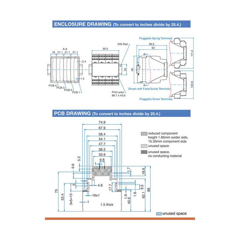 KO4300 Series 64 Terminal - Spring Clamp