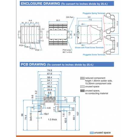 KO4300 Series 64 Terminal - Screw Clamp