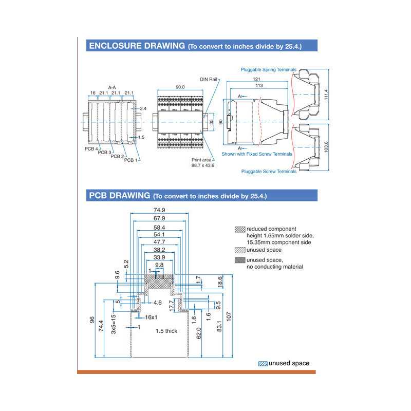 KO4300 Series 64 Terminal - Spring Clamp