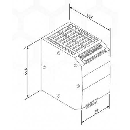 DC UPS : 480W : CBI1235A