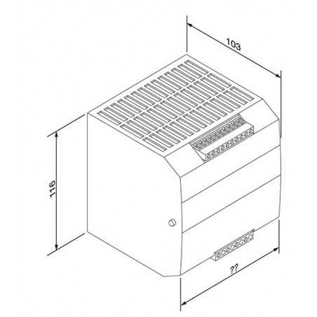 DC UPS : 120W : CBI2410A