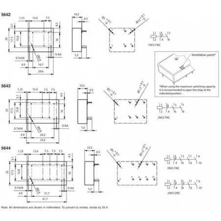 56.OA43.1221C - Safety Relay : OA 5643 : 8A : 12V : 2 NO - 1 NC