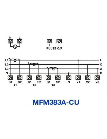 MFM384-C-CU, Multi-Function Meter