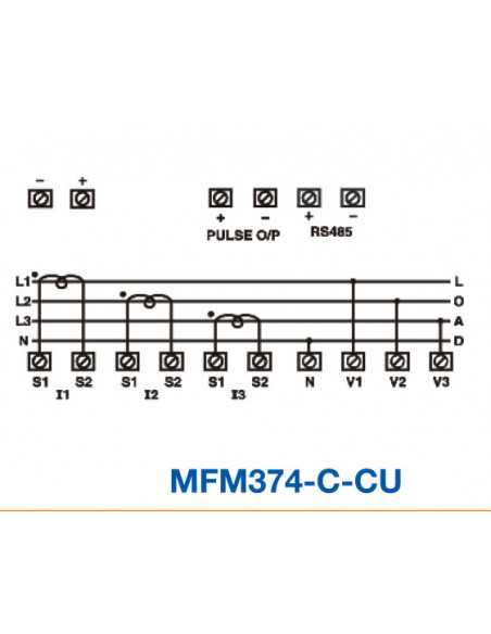 MFM374-C-CU, Multi-Function Meter