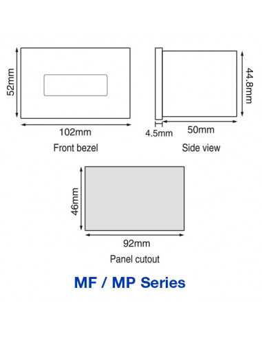MF16-110V-CU, Frequency Meter
