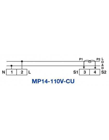 MP14-110V-CU, Power Factor Meter