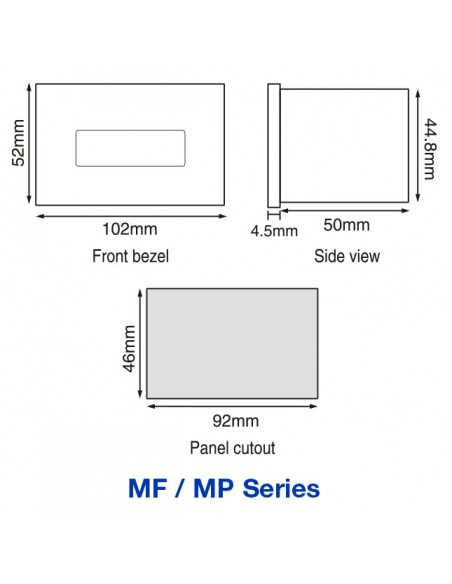 MP14-110V-CU, Power Factor Meter
