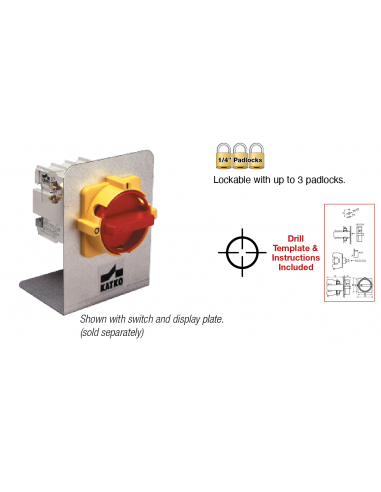 OKA Door Mounting Kit - OKA 0.V Y/R - Motor Disconnect Switch
