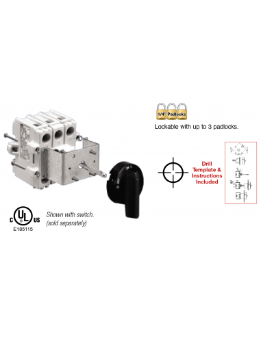 OKA/VKA Door Mounting Kit - OKA/VKA 2.V - Motor Disconnect Switch|Disconnect Switches
