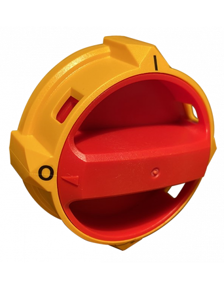 Door Interlock Handle, Selector, Yellow/Red, Use with LX00AD11-ST Shaft