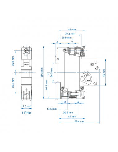 1D15UR - ﻿﻿UL1077 Recognized Supplementary Protector