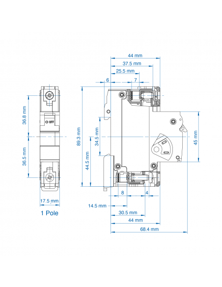 1D25UR - ﻿﻿UL1077 Recognized Supplementary Protector