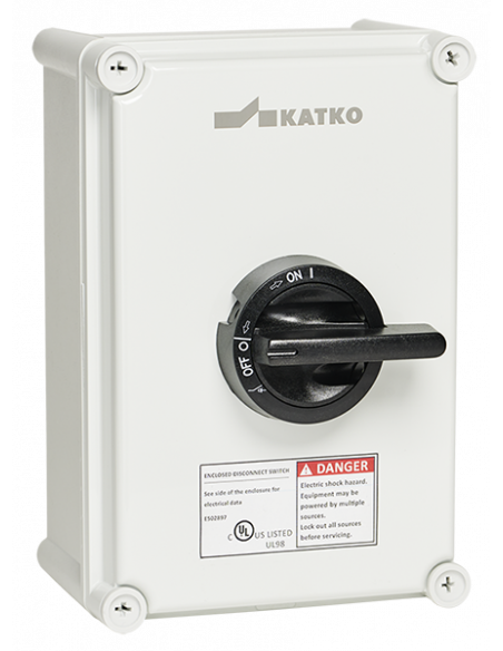 KEM460UL98 - UL98 Motor Disconnect Switch - Polycarbonate Enclosure