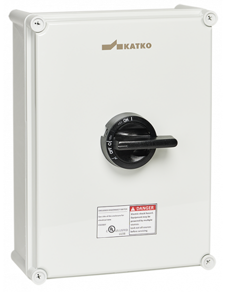 KEM4100UL98 - UL98 Motor Disconnect Switch - Polycarbonate Enclosure