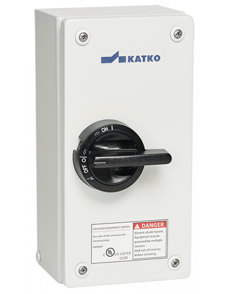 KET360UL98 - UL98 Motor Disconnect Switch - Sheet Metal Enclosure