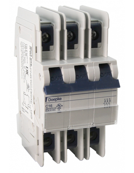 3D1.6UL - UL489 Miniature Molded Case Circuit Breaker