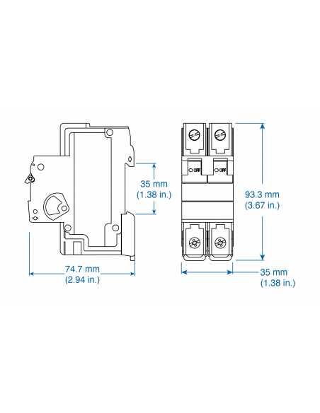 2E63UM - DLS8 - UL508 Listed Manual Motor Controllers “Suitable as Motor Disconnect”