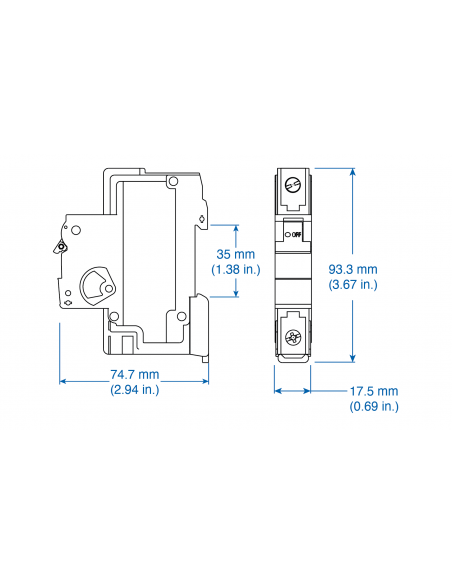 1G16UM - DLS8 - UL508 Listed Manual Motor Controllers “Suitable as Motor Disconnect”