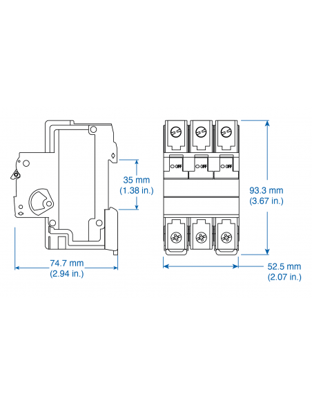 3G20UM - DLS8 - UL508 Listed Manual Motor Controllers “Suitable as Motor Disconnect”