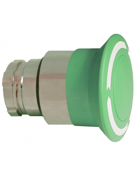 2AML3 Mushroom Push-Turn - Non-Illuminated Metal Operator