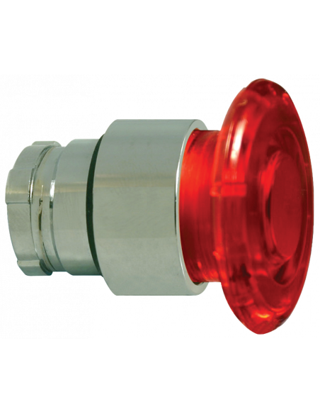 2ALMPP4LB-012 Mushroom Illuminated Push-Pull - Illuminated Mushroom Metal Operator