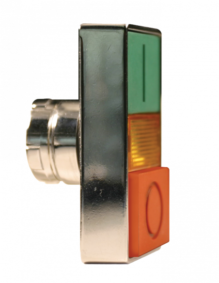 2ATL5LB F3F4-IO-012 Twin Touch Metal LED Illuminated Operators