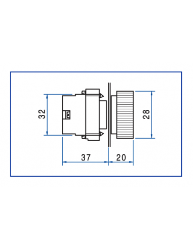 2PLB5LB-230D LED Metal Pilot Lights